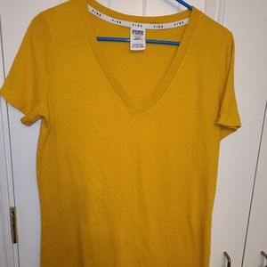 PINK V-NECK SLEEP TOP SIZE M